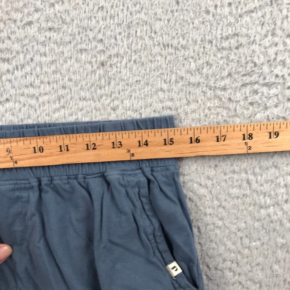 Pact Joggers Men M (30x26) Blue Organic Cotton Elastic Waist Drawstring Pockets